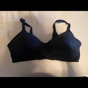 Black BackSmoothing Wireless Bra